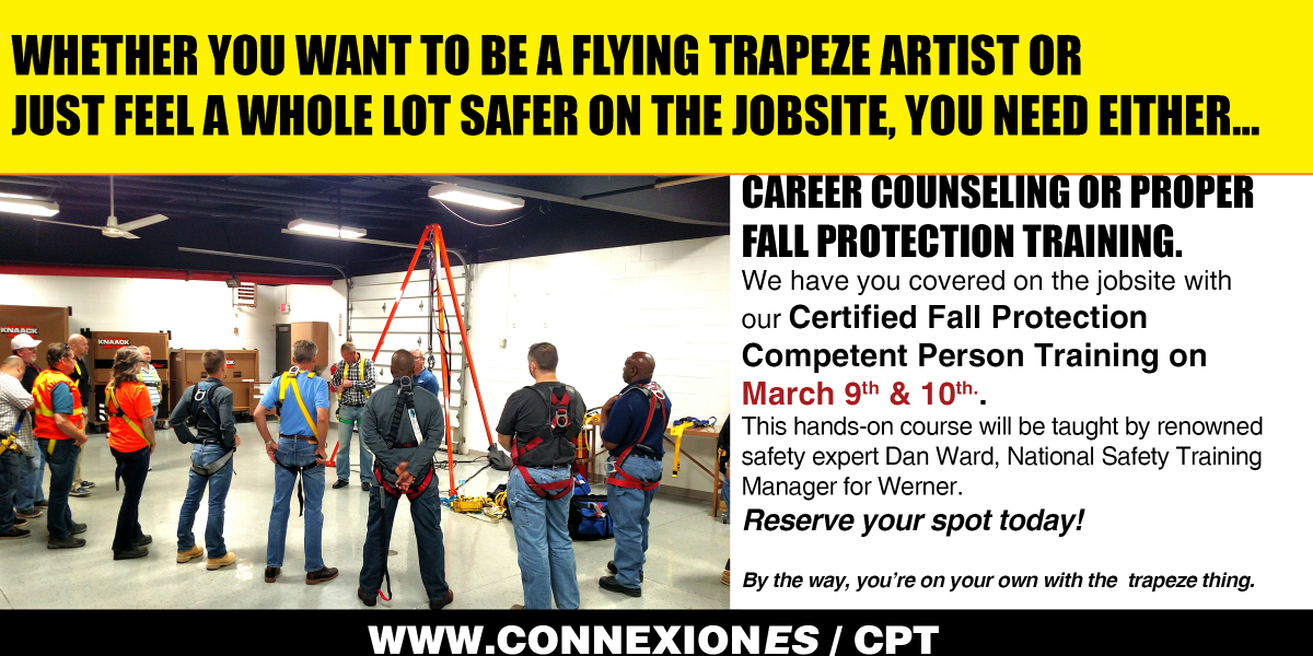 CX_connexion's tweet photo. Whatever your career choice, work safer with our fall protection #competentpersontraining https://t.co/Oqxx49SWAx https://t.co/EDumkIl1aW