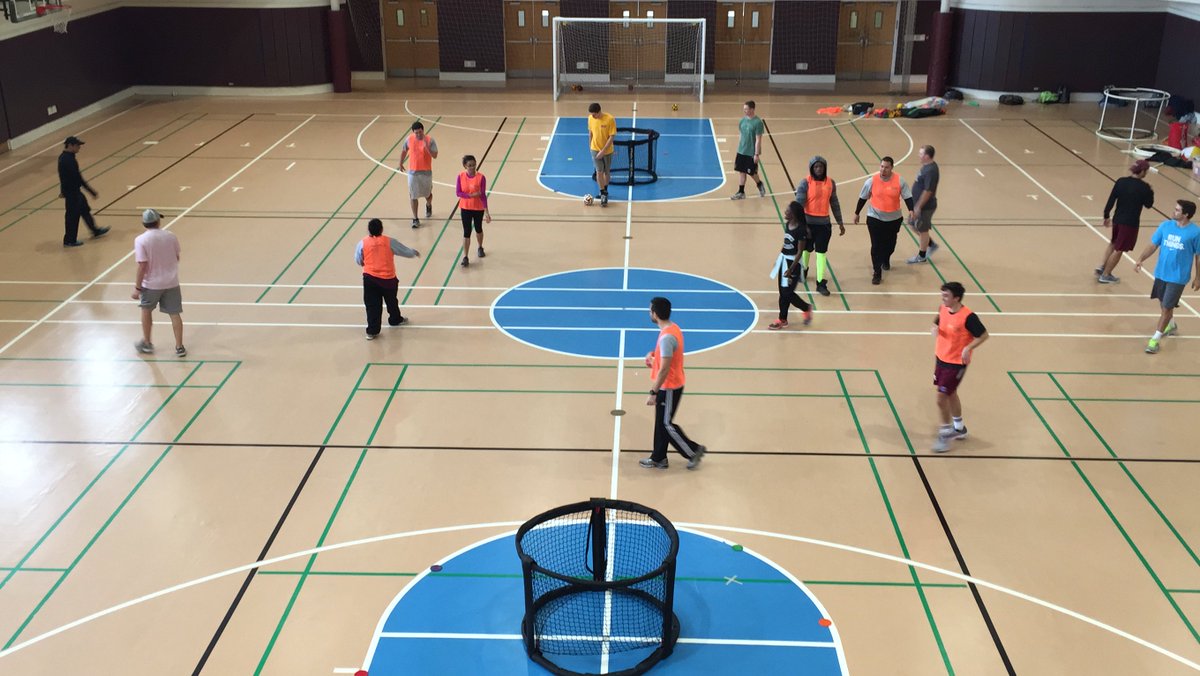 GenMoveUSA's tweet photo. Working with our future teachers this am. We appreciate this energetic bunch! #CofC #MultiGoalMovement #Physed https://t.co/QpWGzTpyx8