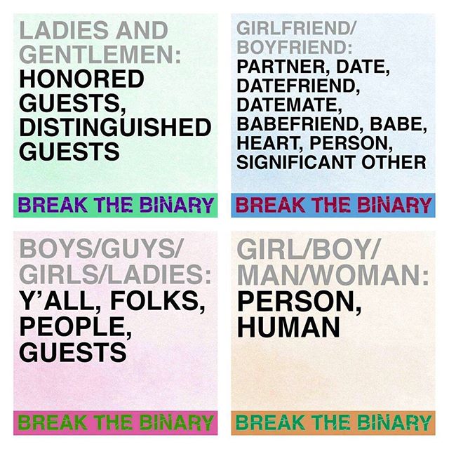TrevorProject's tweet photo. Words matter. What are some of your favorite #genderneutral terms? https://t.co/Cc0He6JJQA