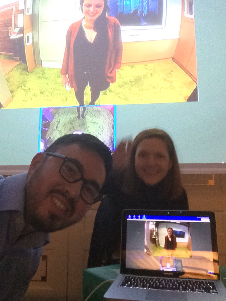 cbasti1so's tweet image. Visite virtuelle live du @CardifLab avec la communauté RD&amp;amp;I depuis Varsovie! #enjoydigitall