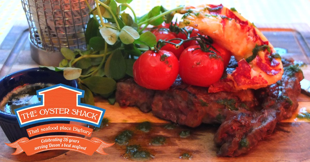 theoystershack's tweet photo. If you love lobster and you love steak, you're sure to love our fabulous steak &amp; lobster offer starting on Monday! https://t.co/3f3kJKfapG
