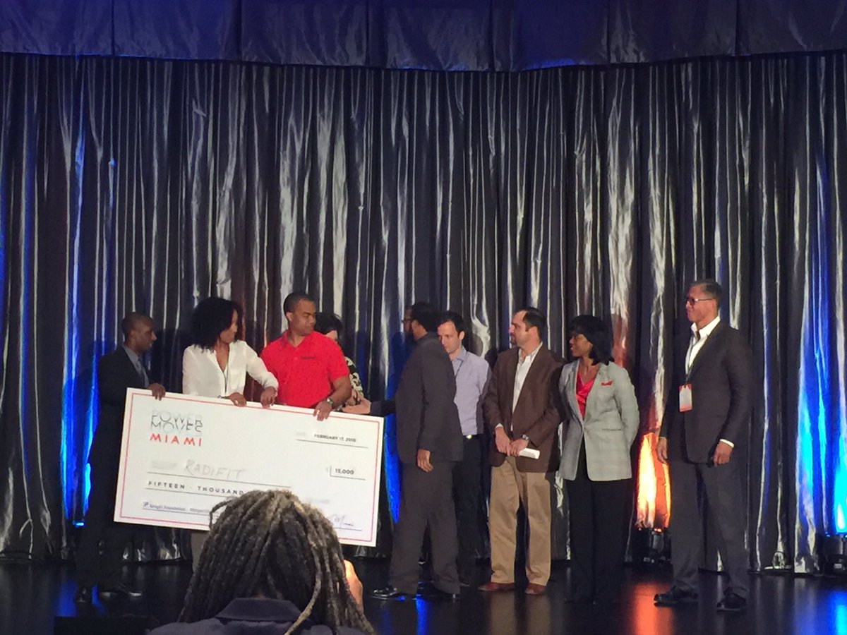 adamjleonard's tweet photo. Congrats to #radifit for winning #powermovesmiami #powermoves #blacktechweek https://t.co/SvuqOUybpi