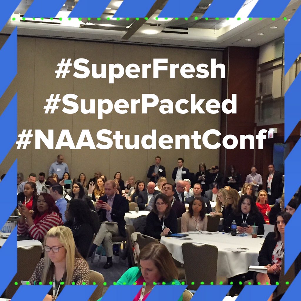 kategood's tweet photo. Loving my panelists. @kimcoryfitness @caseyVyoga @BarrieCA Jessica Nix #superfresh #superpacked #naastudentconf https://t.co/rKds4Taog6