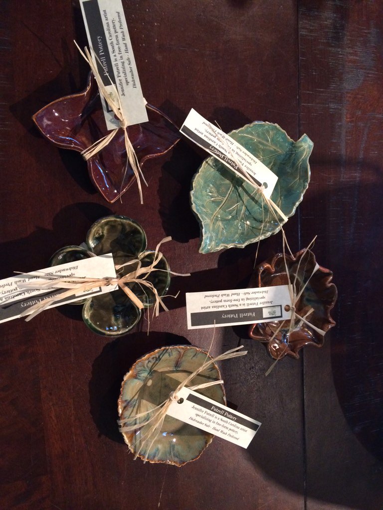 CrescentOlive's tweet photo. Check out our new shipment of #Futrell pottery @DevineStCola store! #shoplocal #handmade https://t.co/xvh0CZ2vBm