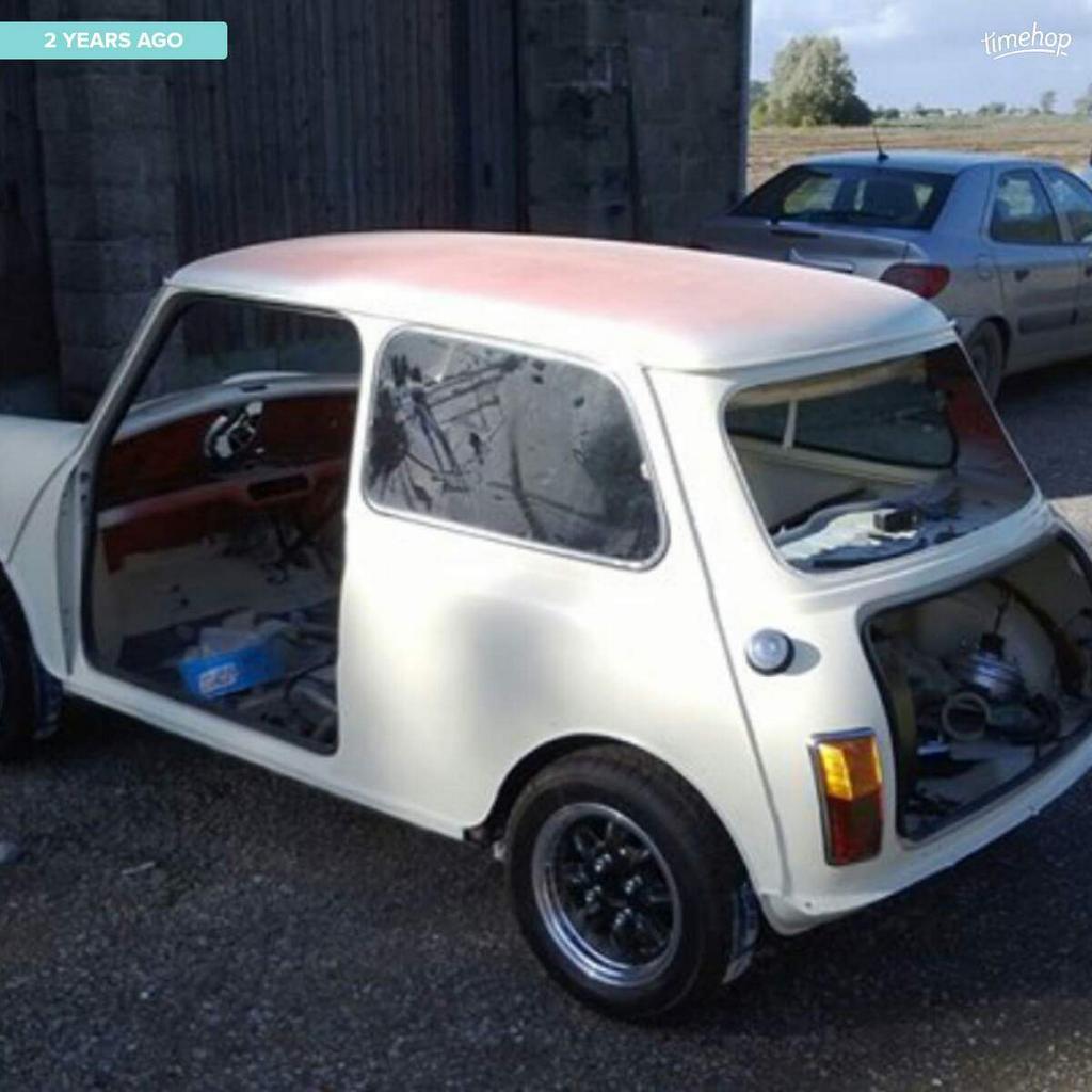 KerbsideAutoRep's tweet image. The Mini is now MOT'd and taxed, first time in 5 years after its extended restoration.