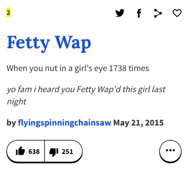 تويتر Parker على تويتر The Urban Dictionary Description For Fetty Wap Https T Co Igau5ga9mm