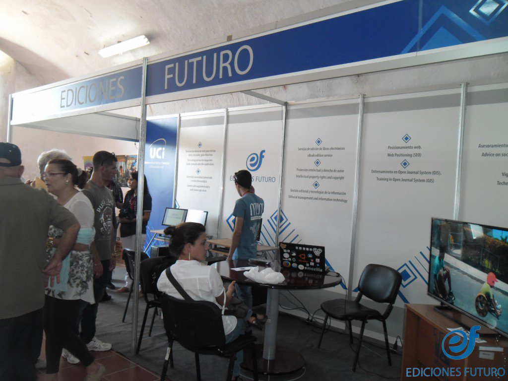 EditorialUCI's tweet photo. AHORA | Conferencia “Edición digital y productos multimedia” en #StandUCI Pabellón A-7 cc @Flibrocuba  #FILCuba2016 https://t.co/kFimia3yxp