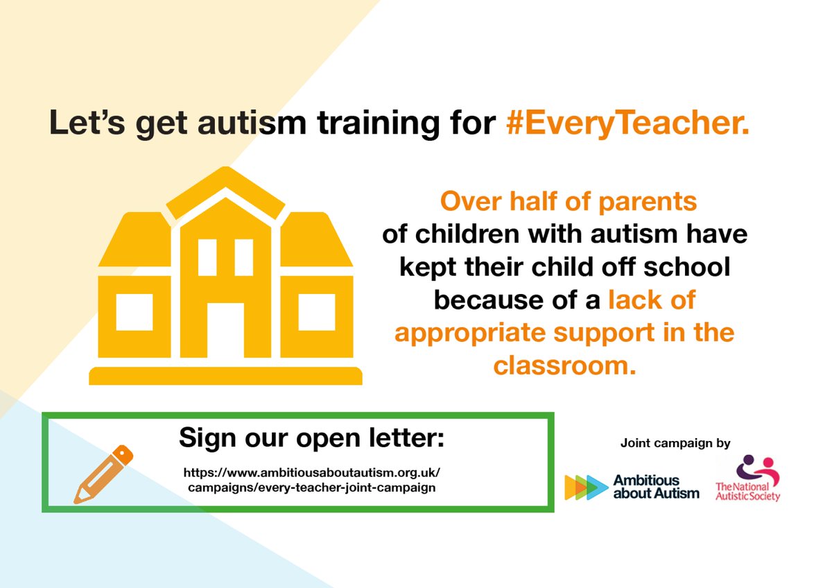 AmbitiousAutism's tweet image. Take action! Sign our letter. Every young person with #autism matters bit.ly/1mGOHvH #EveryTeacher @Autism