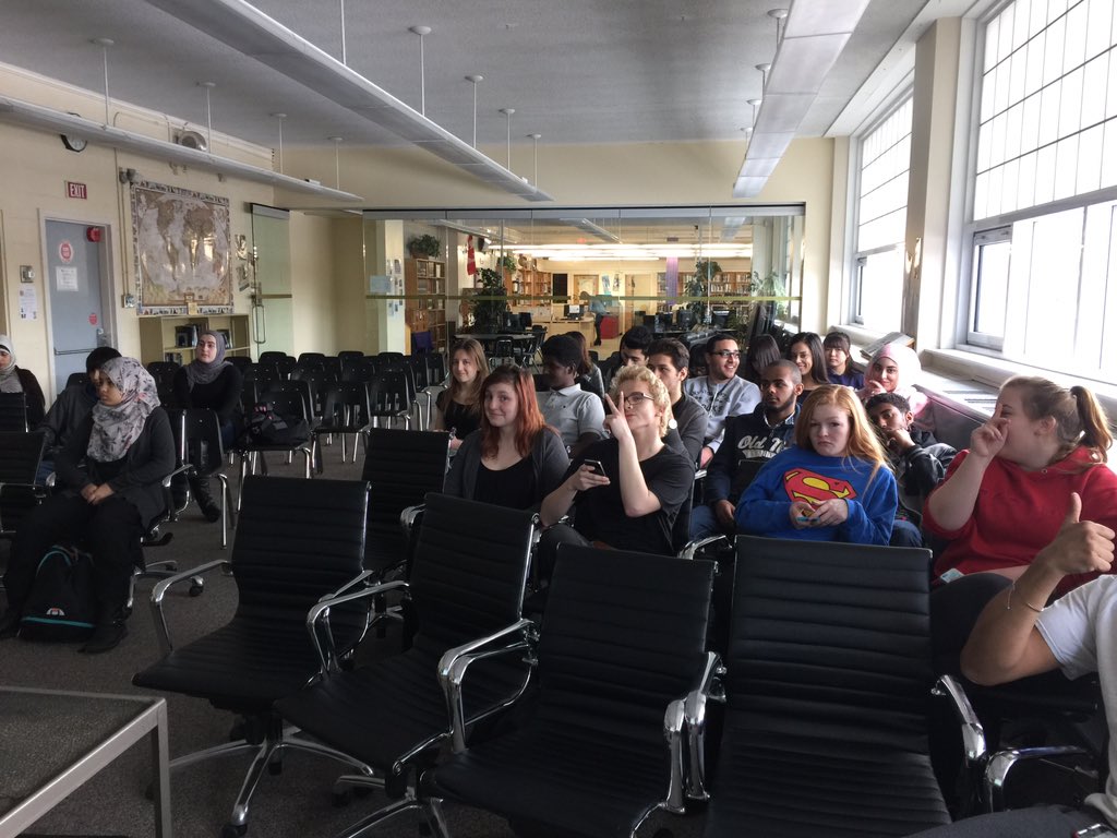 QEConnect's tweet photo. Hello from QEHS in Edmonton, Ab! @globlencounters https://t.co/WYFToGZD1O