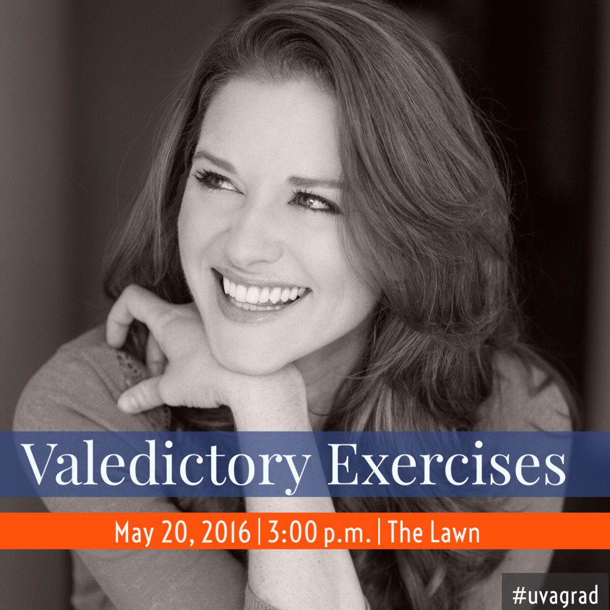 UVA_Events's tweet photo. Check out our @Storify of the Valediction speaker announcement: https://t.co/oR3JSgn1dL #uvagrad @UVA2016 @SarahDrew https://t.co/eo7Ql0Im8U