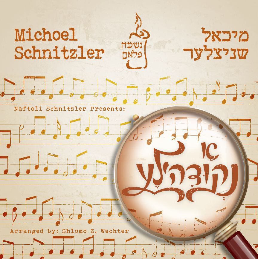 JewishStudio's tweet image. Michoel Schnitzler 'Ah Nekidele' by @NaftaliS arranged by @ShlomeWechter coming to store in 2 weeks! Album cover:
