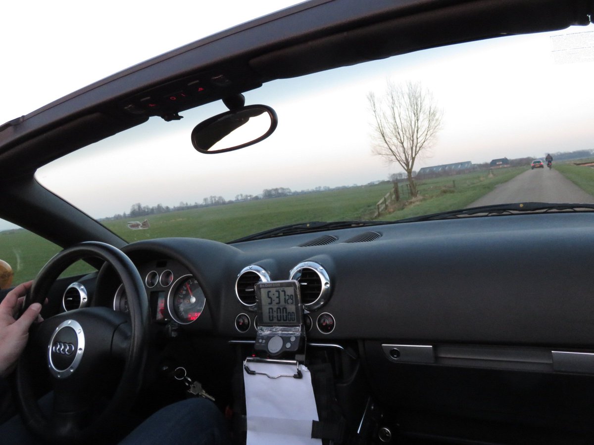 #AMAC Winterrit (kaartleesrit) vanavond, omgeving #Amersfoort. #Saab Yke blijft in de stalling #AudiTT wordt ingezet