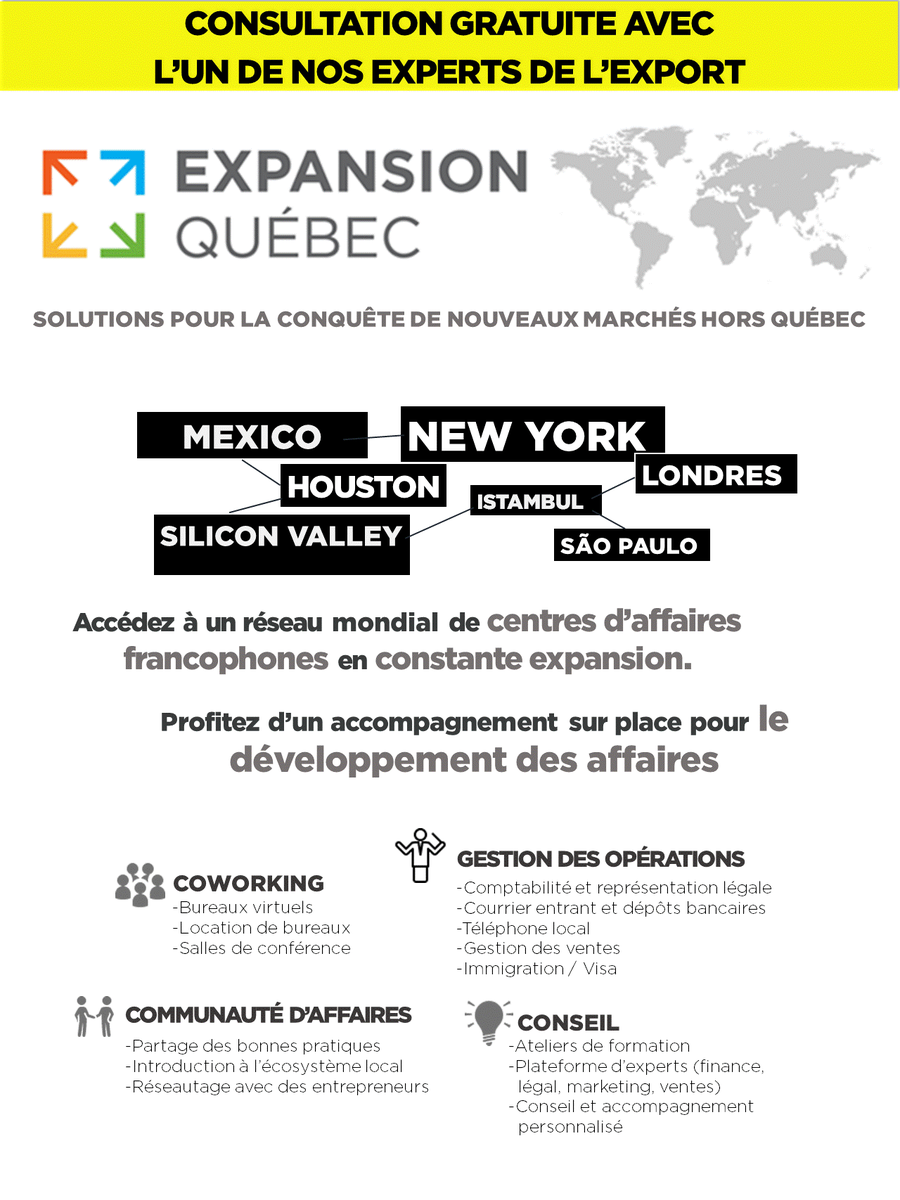 expansionquebec's tweet photo. Voici un sondage sur le développement des affaires à l’extérieur du QC Merci de votre aide https://t.co/Vct7HoLWQD https://t.co/FQqmqH8LIJ