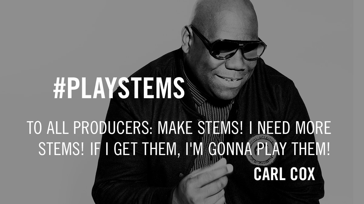 Oh yes! <a href="/Carl_Cox/">Carl Cox</a> is begging producers to make Stems. See the  statement he made at <a href="/ADE_NL/">AmsterdamDanceEvent</a> youtube.com/watch?v=oCFHJC…
