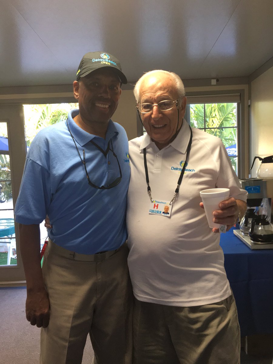 DBOtransport's tweet photo. Catching up with an old friend in the #TransFort at the #DelrayBeachOpen. https://t.co/VUzi1pgNG3