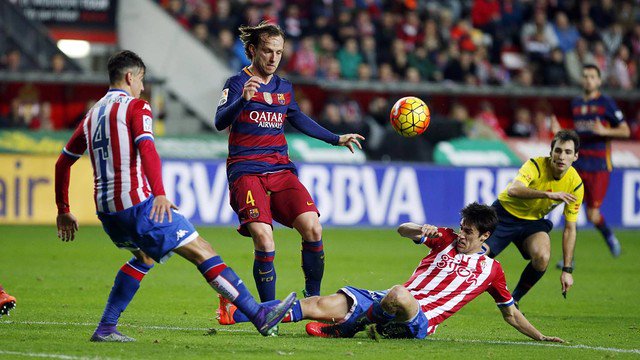 FCBarcelona's tweet photo. Talking points from the 3-1 win at Sporting Gijón https://t.co/tCLMsvzi2y https://t.co/h9SaafyON7