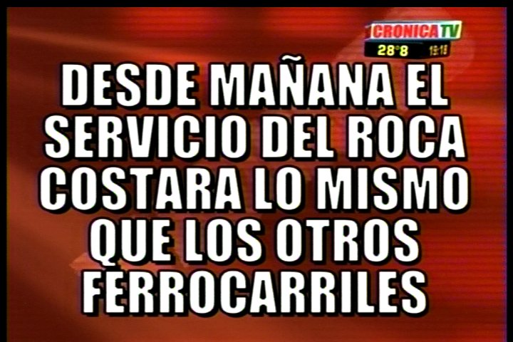 CronicaTV's tweet photo. #APonerse | Desde mañana, el Roca valdrá lo mismo que los otros trenes https://t.co/IwuKm3kLXV