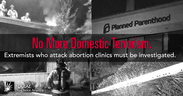 WhenWeAll's tweet photo. Let's call this what it is - #clinicviolence is domestic terrorism https://t.co/zmD0ELgQlK #whenweall https://t.co/MwPQS78bPT