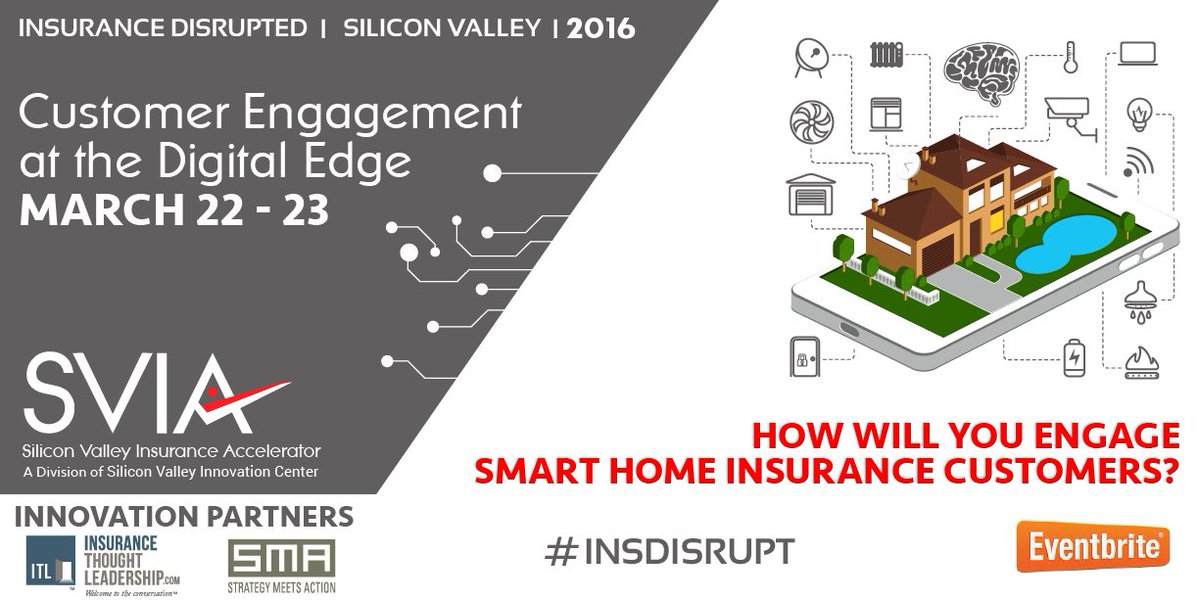 SVIAccelerator's tweet image. How Will You Engage #SmartHome #InsuranceCustomers? #InsDisrupt #CX Reg. ow.ly/YrO6M