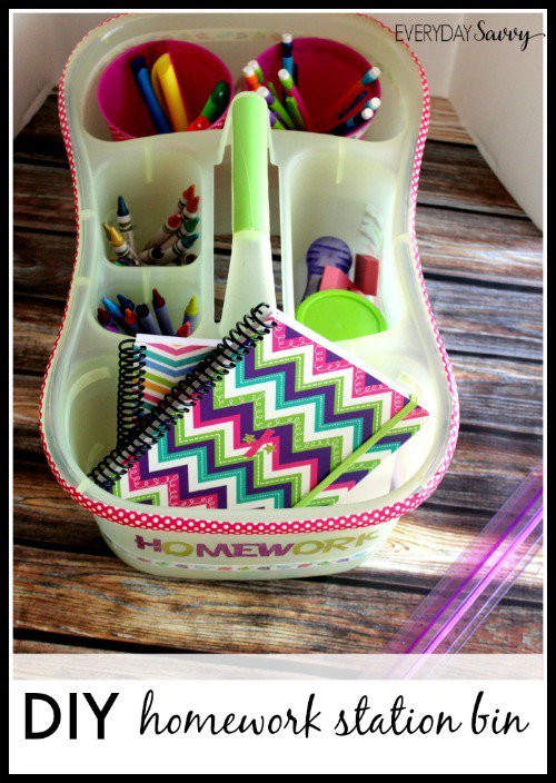 MyEverydaySavvy's tweet photo. How to make an easy #DIY homework station bin from a shower caddy! https://t.co/oGs6dyozxH https://t.co/yKKnvrY6Zz