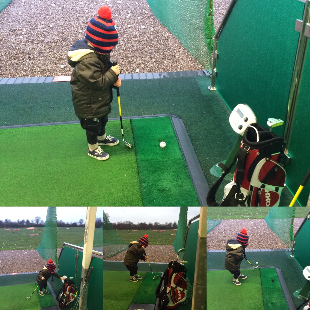 vickieped's tweet photo. My boys first golf clubs @carl_pedley @McIlroyRory @IanJamesPoulter https://t.co/t0x7eB66eG
