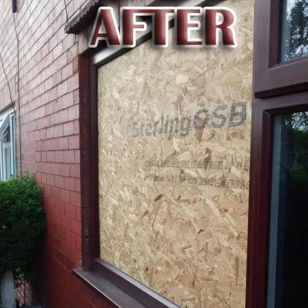 KCGlazing's tweet photo. KC Glazing - genuine 24 hour emergency, out of hours glazing repairs and board ups.  We're there when you need us https://t.co/CdKrHgGZYx