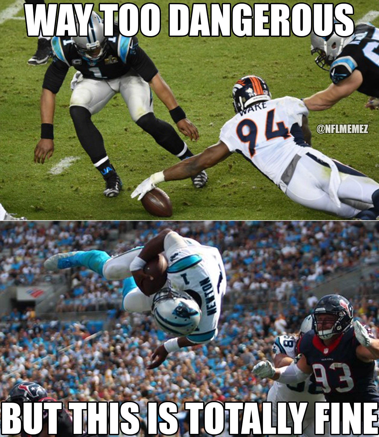 NFL Memes on Twitter: "It's football, it's all dangerous https://t.co