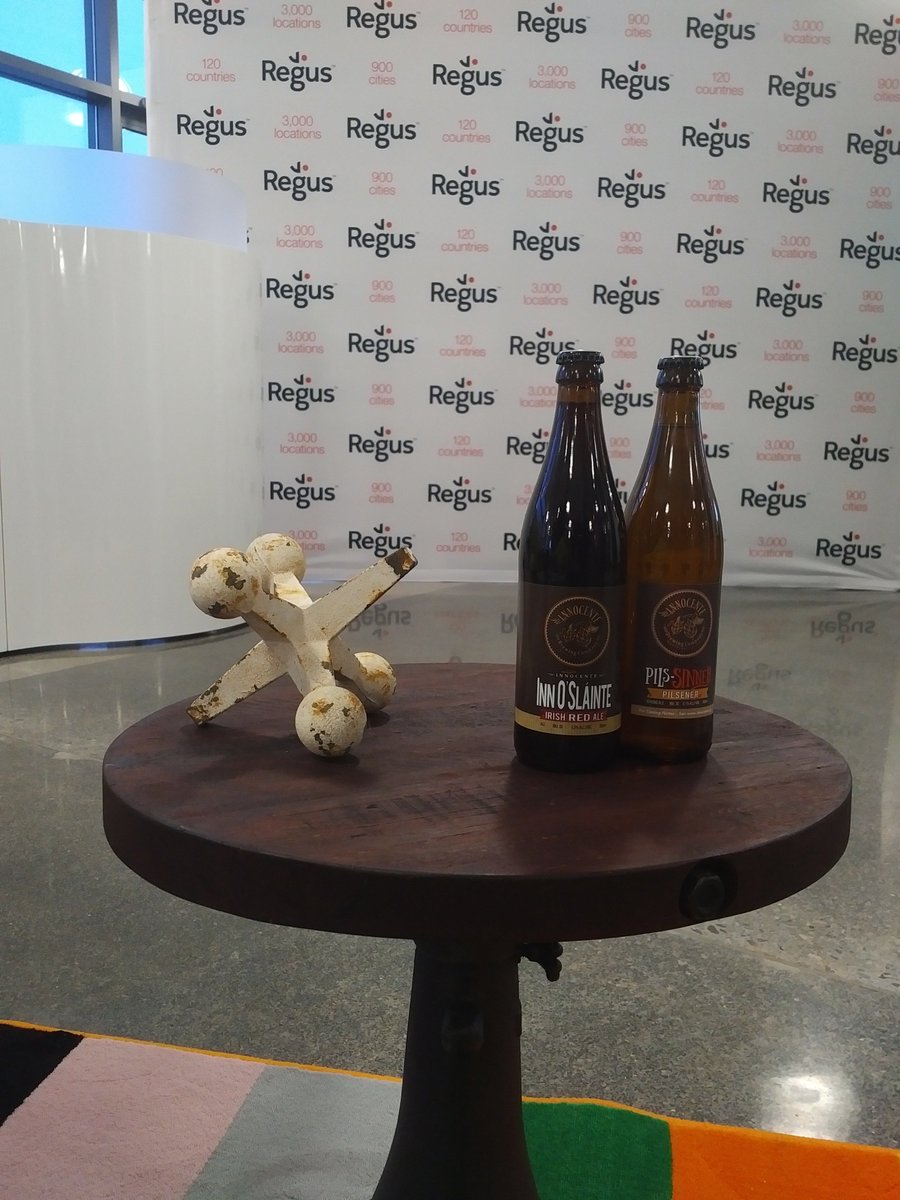 RegusCanada's tweet photo. Shout-out to @Innocente_Brew for their sinfully good beer at the Regus Waterloo Grand Opening. #RegusEvents https://t.co/OAKbv8oFJH