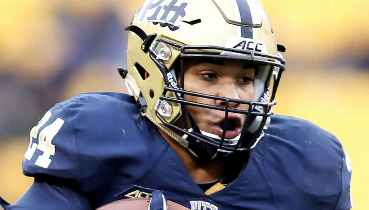 Halfway through cancer treatments, Pitt's James Conner is participating in team workouts: es.pn/1KqT61m