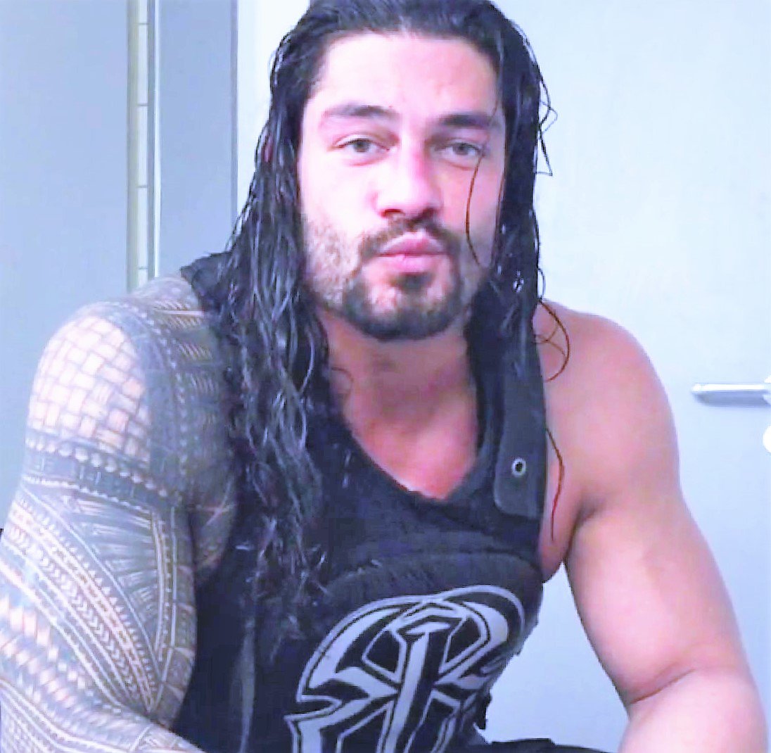 LeeshaNDessy's tweet photo. #Roman #YesHandsom #SoMuchMore #WorldClassAthlete #Champion #CheerHimOn #SunFastlane @WWERomanReigns @romanreigns568 https://t.co/0E2sWEUZ0g
