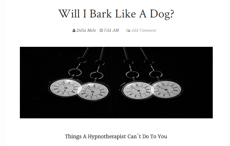 AwkwardBloggest's tweet photo. Will I Bark Like A Dog? Hynosis
https://t.co/Jmv7BKTgKP …
#hypnosis #healing #BloggingGals https://t.co/oyPS3BVo22