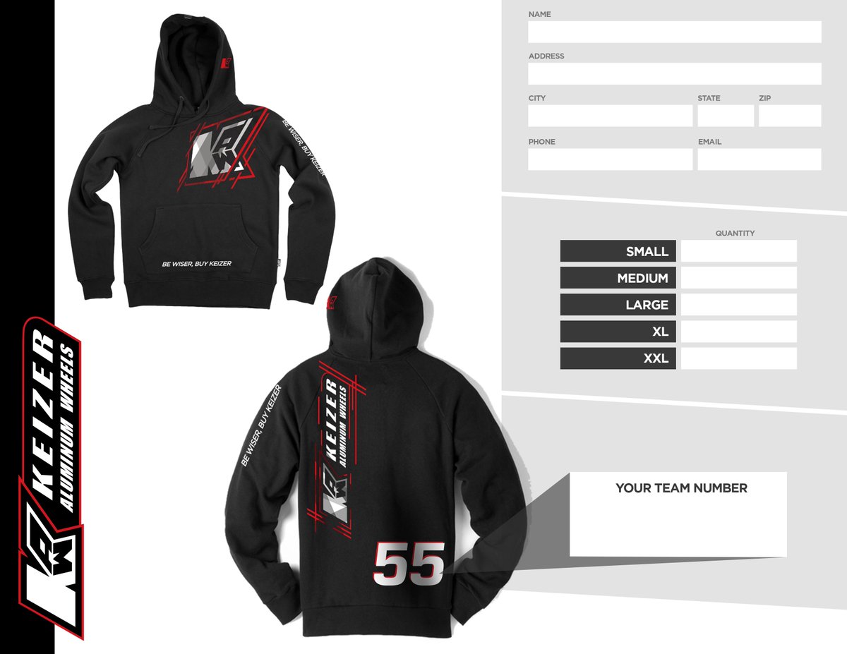 Free team number added to the back with Pre/Orders! hoodie &amp; tee's personalized for you! 12days left! kaw@mtcnet.net