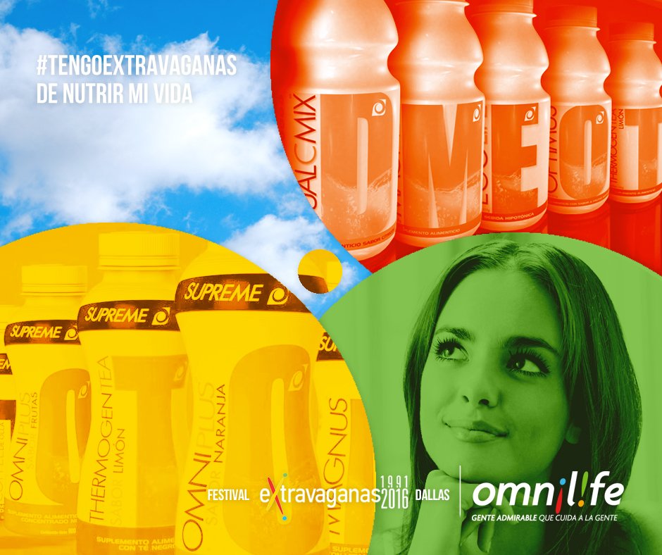 Omnilife's tweet photo. Este fin de semana La Explosión de la Abundancia llega a #Dallas #Texas ¿Tú de qué tienes #EXtravaganas? https://t.co/6hI7ht7dJi