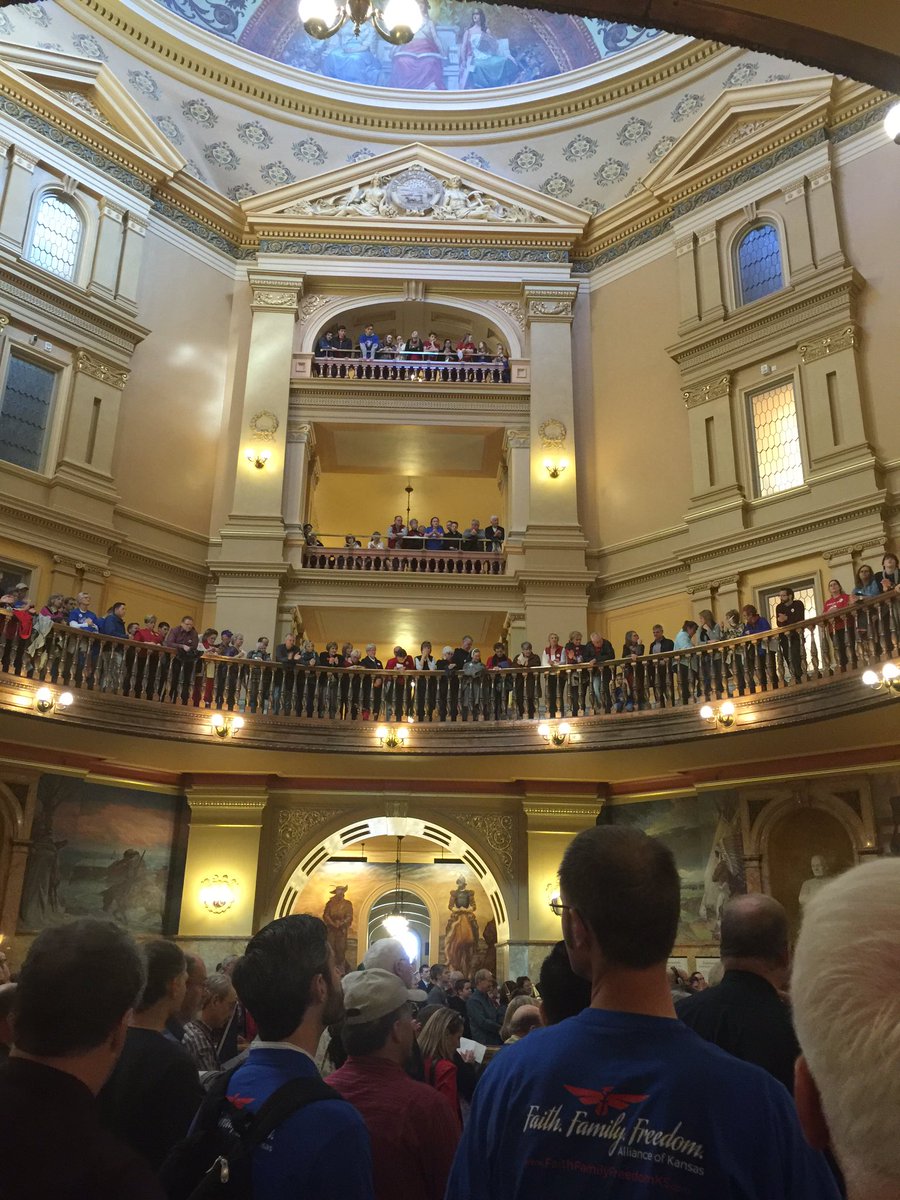 Brett4ks's tweet photo. The #ksrally4freedom is the largest rally I have witnessed during my six years in Topeka. https://t.co/guHj5oj1Gh