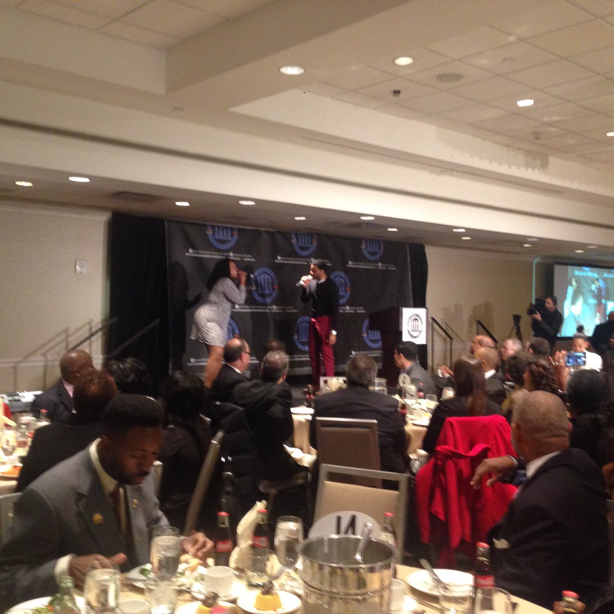 RevJJackson's tweet photo. The #WSPES2016 @blackenterprise luncheon:  a selection from the Broadway musical, #TheColorPurple. #NoTalentDeficit. https://t.co/VamNR0piz2