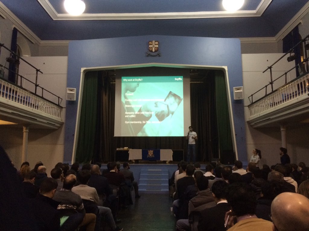 ConteRaphaelle's tweet photo. A quick look at the startups pitching at the #TSJFair #london #tech https://t.co/ppnC1SAeIS