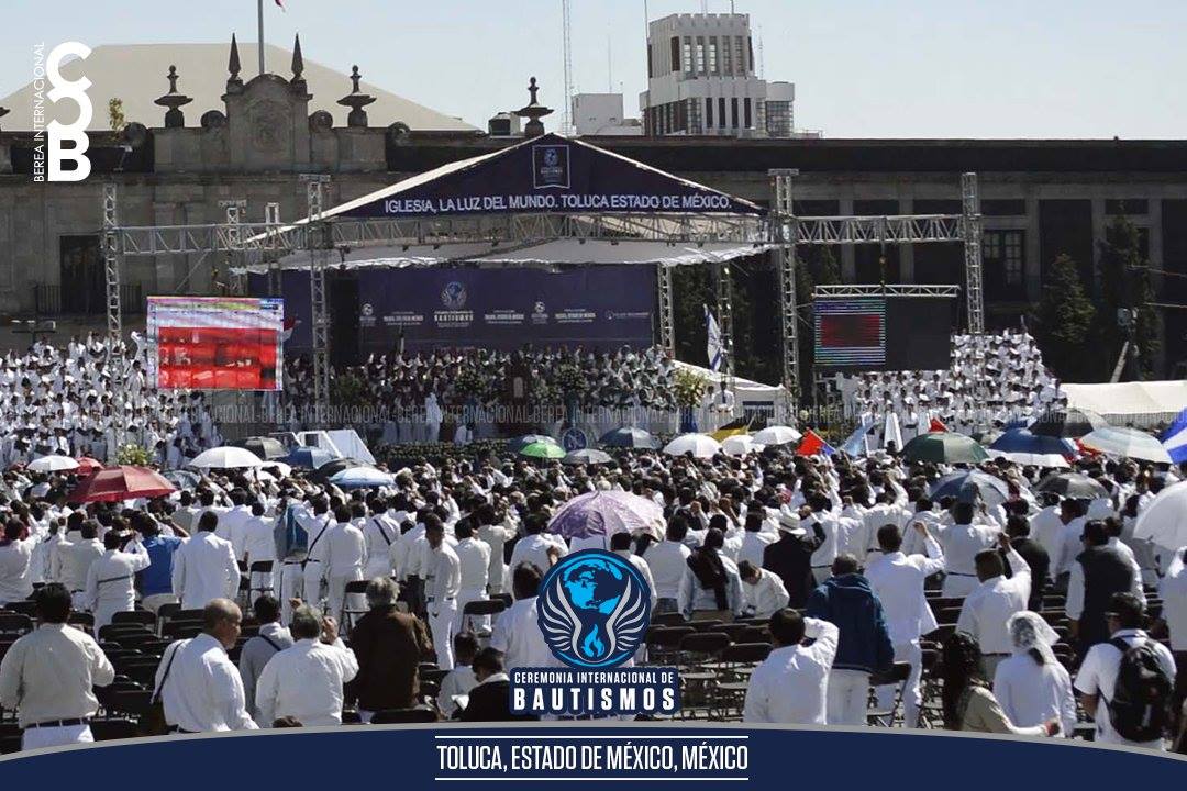 BereaInter's tweet photo. Ceremonia Internacional de Bautismos

Toluca, Estado de México

#LdmBautismos
#SoyLuzdelMundo 
#BereaInternacional https://t.co/pLz3X9VSq0