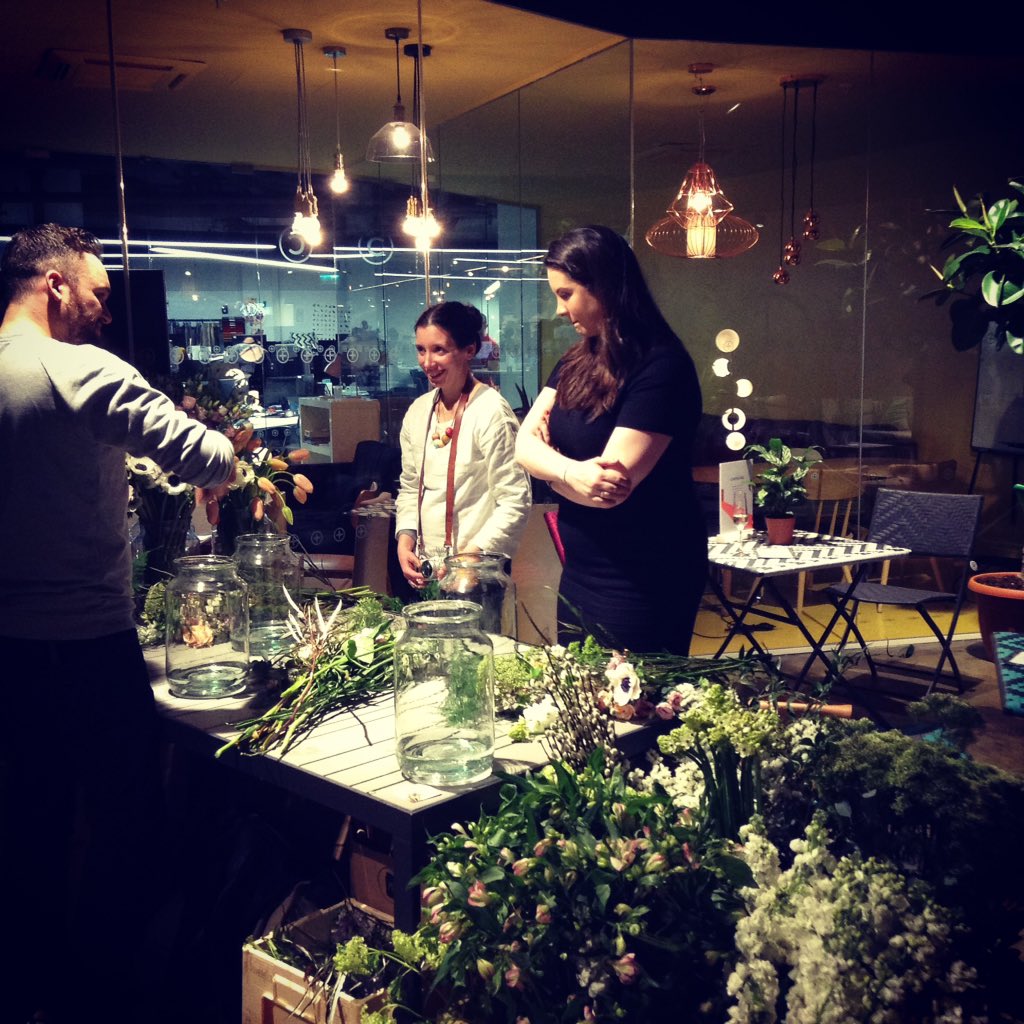 madedotcom's tweet photo. Making beautiful bouquets with @BloomonUK at #MADEoutdoor. Don't mind if I do. #flowerpower https://t.co/Y7glc4tP3e