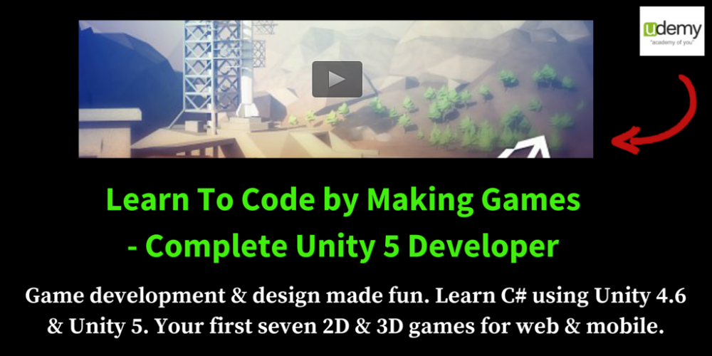 Do_it_Like_'s tweet photo. #learntocode #unity5 - Learn To Code by Making Games - Complete Unity 5 Developer  --> https://t.co/vJa7ZyCYXf https://t.co/CfAsZVm3Aq
