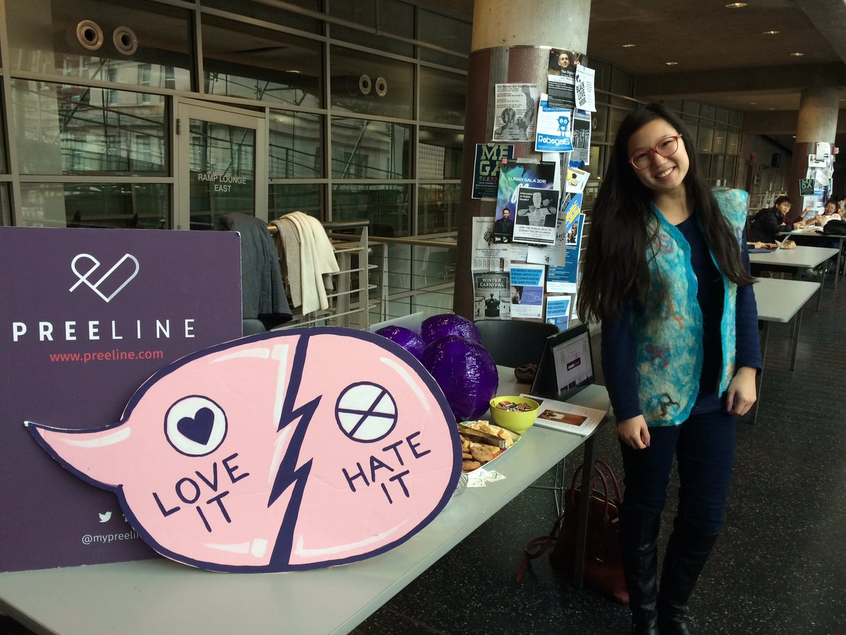 mypreeline's tweet photo. The @mypreeline team is hanging out at @Columbia today! Come say hi! #nyfw #LernerHall https://t.co/syDXZH3kdF