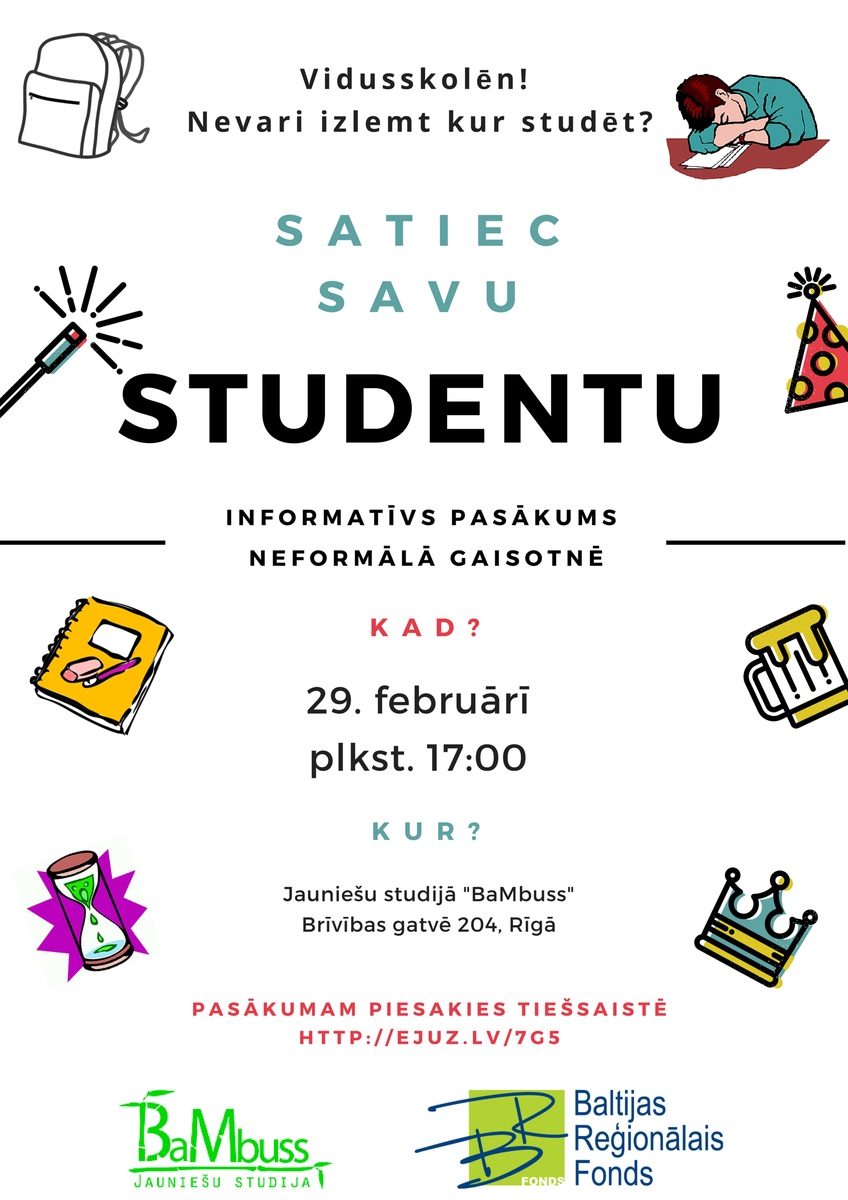 Skolēn, vai esi gatavs satikt savu super-studentu? #satiecsavustudentu <a href="/JS_BaMbuss/">BaMbuss</a>