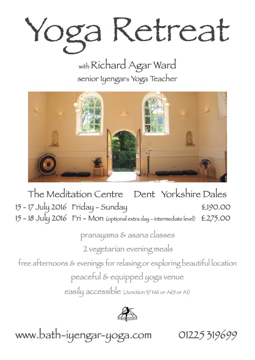 BathIYC's tweet photo. Details of our Summer Weekend Retreat in beautiful Dentdale are now on our website #yogaretreatuk #yogasummer https://t.co/BeIaxESWeS