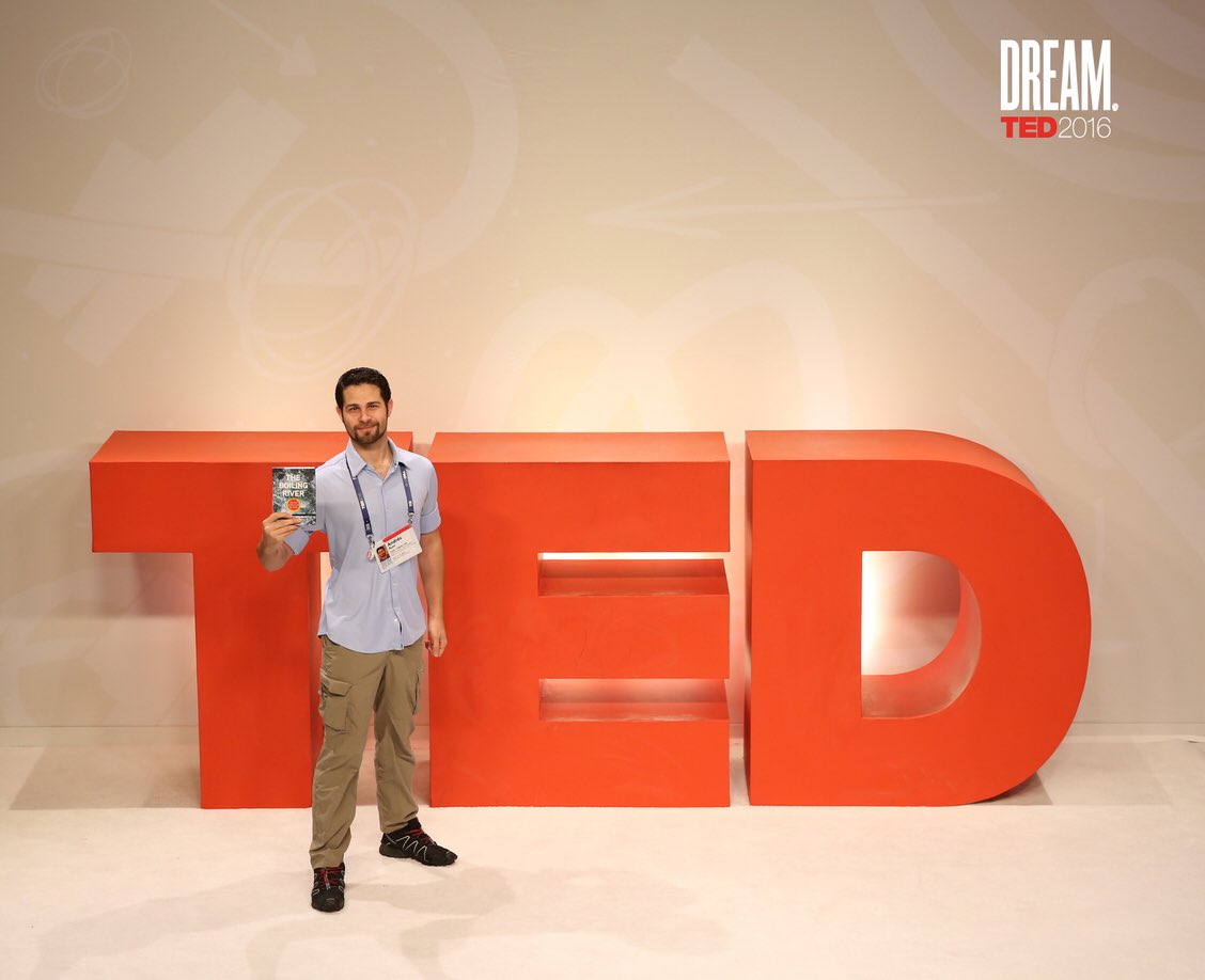 georuzo's tweet photo. After yrs of work its FINALLY out! Let's protect #TheBoilingRiver 🌎https://t.co/nTJcm1ClDa 🇵🇪 @TEDTalks @TEDbooks https://t.co/h1oPQQa845