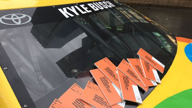 valetanywhere's tweet photo. We would be happy to help @KyleBusch park here in NYC. #NYCproblems #ParkingPains https://t.co/mlCKmbOabL https://t.co/1TF3yf1LDf
