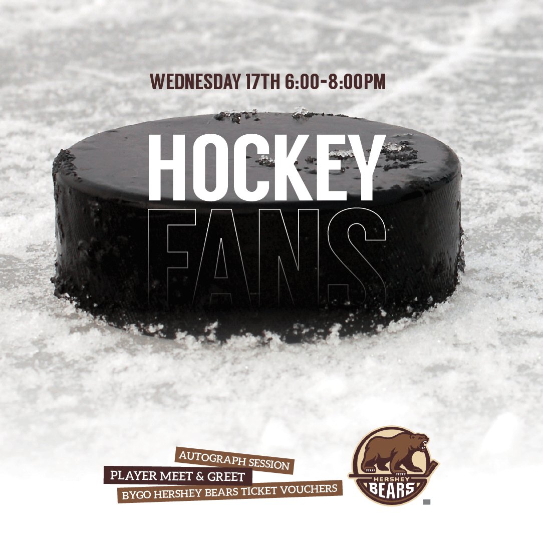 Aroogas15's tweet photo. Meet the @TheHersheyBears and help @Running4Rachel ! #HBH #RunningForRachel https://t.co/Rjj0qsTcYK