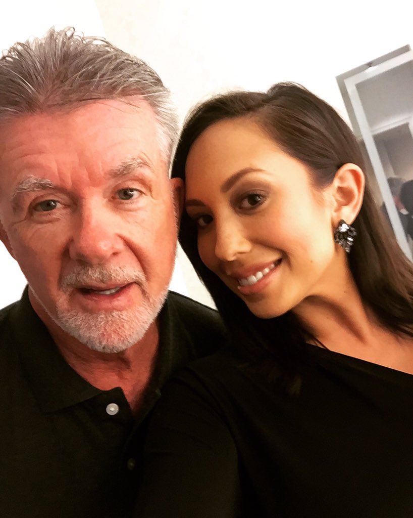 CherylBurke's tweet photo. Co hosting with the one and only @Alan_Thicke. #dancingproslive #niagarafalls #rehearsal https://t.co/v3s6r9CCKC