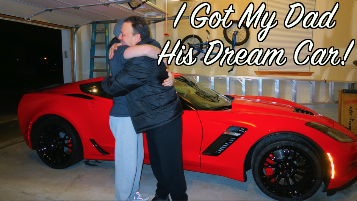 Lance210's tweet photo. I BOUGHT MY DAD HIS DREAM CAR! CORVETTE ZO6 2016 https://t.co/xhidu0OkGh https://t.co/Lirgw6vIOv