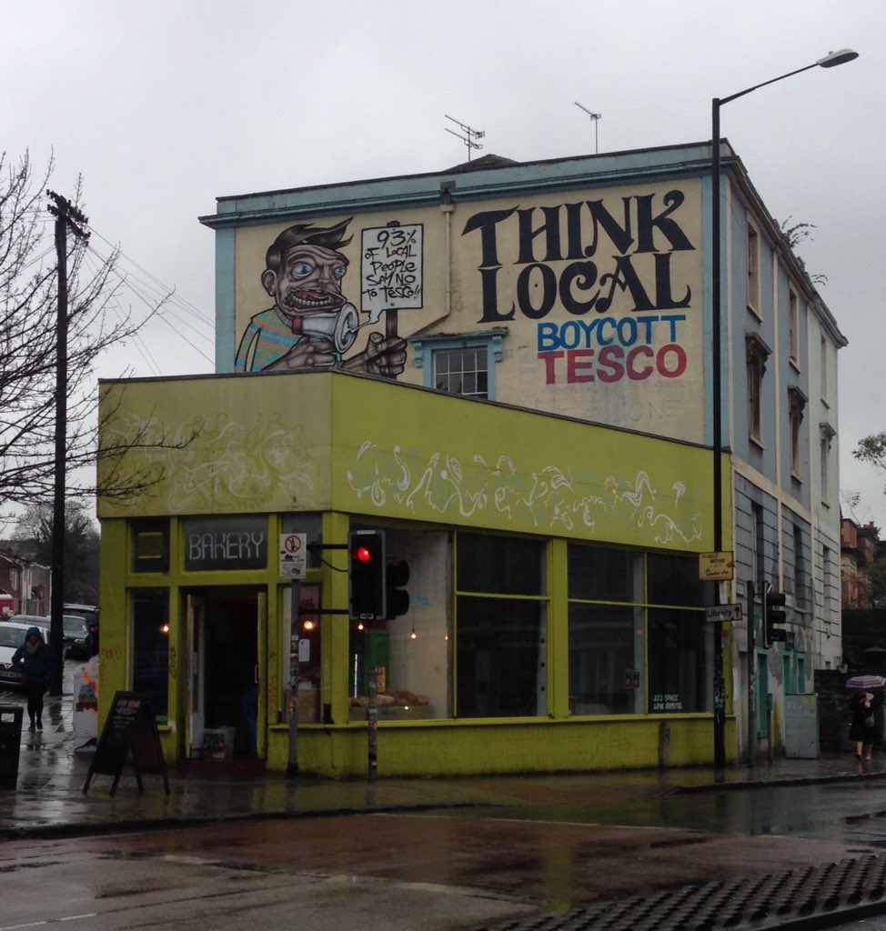 ThePubChampion's tweet photo. Loving this in #Bristol! @BoycottTesco @Tesco #pubkillers #shoplocal #SavethePub https://t.co/VDMCdWxDm2