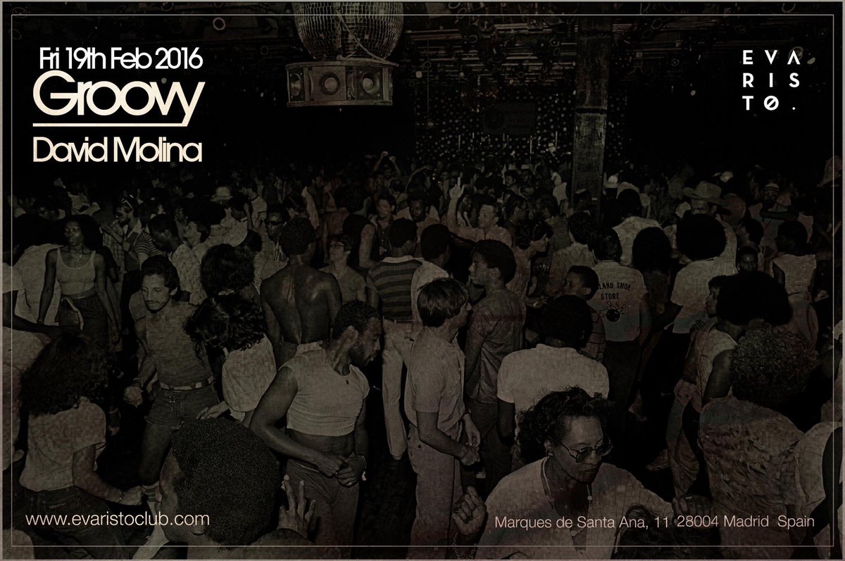 EvaristoClub's tweet photo. #GROOVY#DavidMolina https://t.co/V8jVrbp4Gf