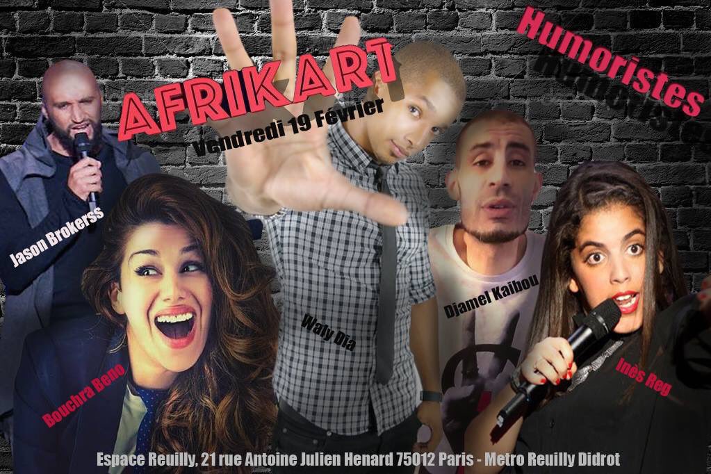 OVA_INSEEC's tweet photo. Voici les humoristes du Jamel Comedy Club qui seront présents à Afrik'Art le 19 février à l'Espace Reuilly. https://t.co/rYyLUwdDyD